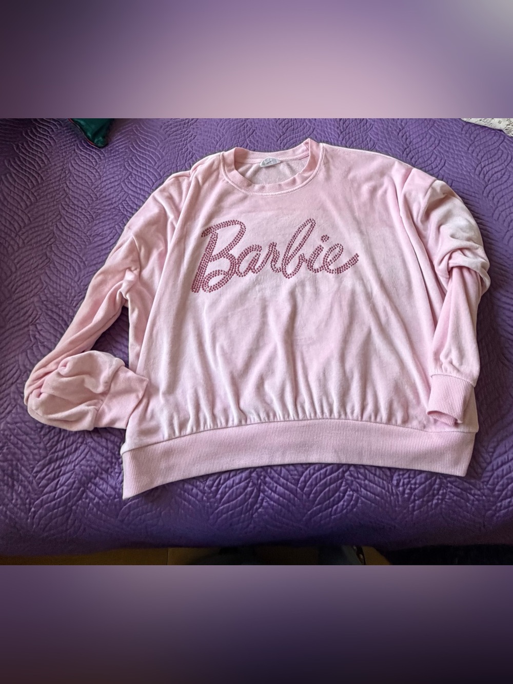 Barely used Women -Barbie Sweatshirt